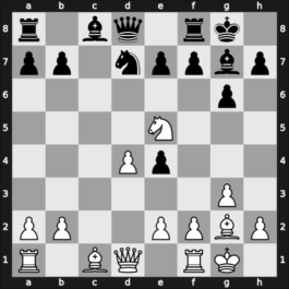 1961 Zagreb – Round 1 – Udovcic, Mijo – 1/2-1/2 – Stupica, Janez – G30