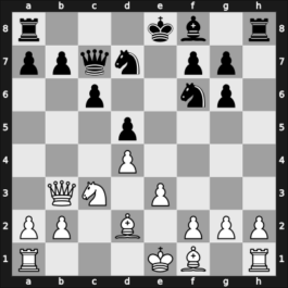 1961 Zevenaar – Round 2 – Guimard, Carlos E – 1/2-1/2 – O’Kelly, Albéric de Galway – G28