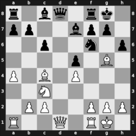 1961 Zevenaar – Round 3 – Wade, Robert G – 1/2-1/2 – Guimard, Carlos E – G33