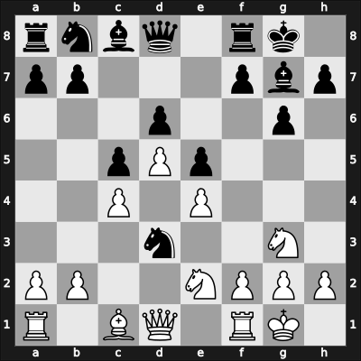 1961 Zevenaar – Round 4 – Henneberke, Frans – 0-1 – Matanovic, Aleksandar – G37