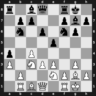 1961 Zevenaar – Round 8 – Golombek, Harry – 0-1 – Matanovic, Aleksandar – G57