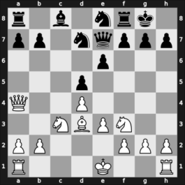 1961 Zevenaar – Round 15 – Wade, Robert G – 1/2-1/2 – Rellstab, Ludwig – G96