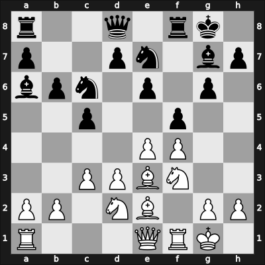 1961 Zuerich – Round 1 – Larsen, Benjamin Holsko – 1/2-1/2 – Keres, Paul – G8