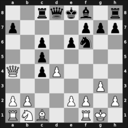1962 Argentina – Round 1 – Foguelman, Alberto – 1/2-1/2 – Gonzalez Intelangelo, Gerardo – G5