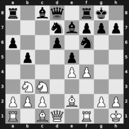 1962 Argentina – Round 7 – Bahamonde, Antonio – 1/2-1/2 – Incutto, Carlos – G38