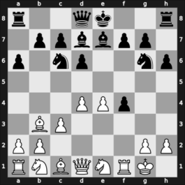 1962 Asztalos Memorial 5th – Round 14 – Robatsch, Karl – 1/2-1/2 – Radovici, Corvin – G108