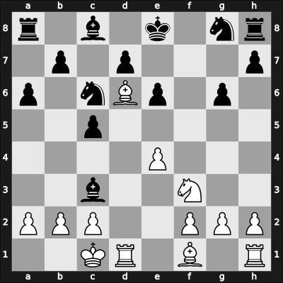 1962 Belgrade – Round 1 – Gligorić, Svetozar – 1-0 – Czerniak, Moshe – G12
