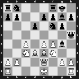 1962 Belgrade – Round 4 – Johannessen, Svein – 1/2-1/2 – Ciocaltea, Victor – G22