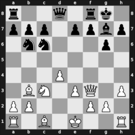 1962 Belgrade – Round 11 – Sokolov, Vladimir – 1/2-1/2 – Foguelman, Alberto – G43