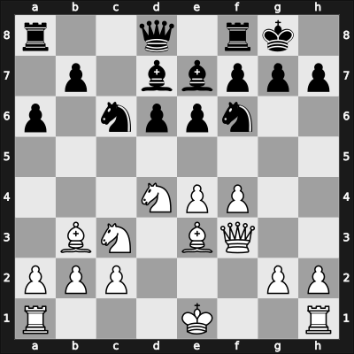 1962 Belgrade – Round 11 – ? – 1/2-1/2 – Gligorić, Svetozar – G44