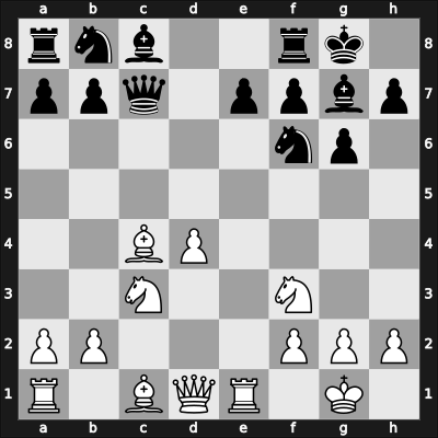 1962 Bucharest – Round 8 – Kholmov, Ratmir D – 1/2-1/2 – Drimer, Dolfi – G40