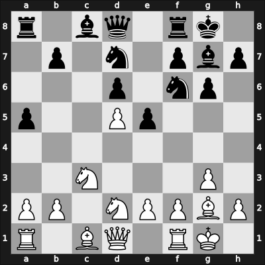 1962 Candidats Tournament – Round 1 – Korchnoi, Viktor – 1/2-1/2 – Geller, Efim P – G2