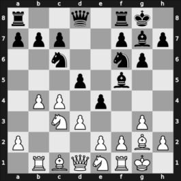 1962 Candidats Tournament – Round 15 – Petrosian, Tigran V – 1/2-1/2 – Tal, Mikhail – G54