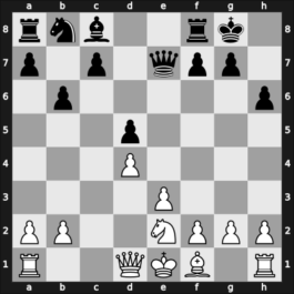 1962 Candidats Tournament – Round 20 – Petrosian, Tigran V – 1/2-1/2 – Fischer, Robert J – G74