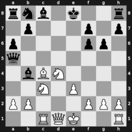 1962 Candidats Tournament – Round 23 – Petrosian, Tigran V – 1-0 – Korchnoi, Viktor – G84