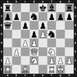 1962 Candidats Tournament – Round 24 – Geller, Efim P – 1/2-1/2 – Petrosian, Tigran V – G89