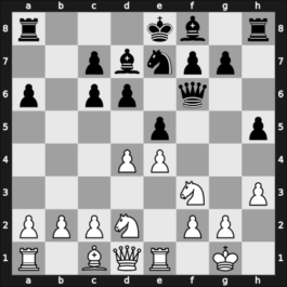 1962 Capablanca Memorial – Round 1 – Matanovic, Aleksandar – 1/2-1/2 – Ciocaltea, Victor – G9
