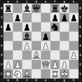 1962 Capablanca Memorial – Round 7 – Acevedo Ortega, Rodrigo Andres – 0-1 – Cobo Arteaga, Eldis – G66