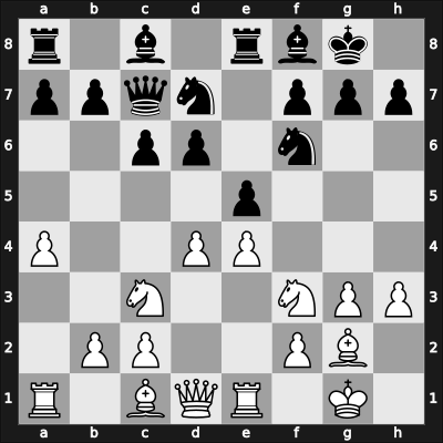 1962 Capablanca Memorial – Round 11 – Matanovic, Aleksandar – 1/2-1/2 – Guimard, Carlos E – G112
