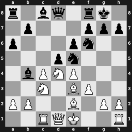 1962 Capablanca Memorial – Round 14 – Alvarez del Monte, Jose – 0-1 – Perez Perez, Francisco Jose – G142