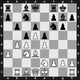 1962 Clare Benedict Cup – Round 4 – Diez del Corral, Jesus – 1/2-1/2 – Alexander, Conol Hugh – G13