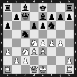 1962 Clare Benedict Cup – Round 4 – Duckstein, Torsten – 1/2-1/2 – Unzicker, Ferdinand, Dr. – G14