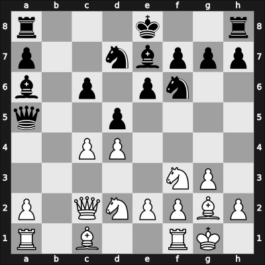 1962 Copenhagen – Round 1 – Nielsen, Axel – 1/2-1/2 – From, Sigfred – G16