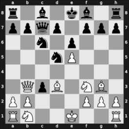 1962 Copenhagen – Round 11 – Jensen, Erik Bartram – 1/2-1/2 – Andersen, Borge – G51