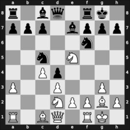 1962 Corr Wch4 – Round 1 – Dubinin, Peter – 1/2-1/2 – Dalko, Nandor – G23