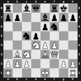 1962 Erevan ch-URS – Round 1 – Novopashin, Arkady – 0-1 – Tal, Mikhail – G71