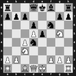 1962 Fischer simul Copenhagen – Round ? – Fischer, Robert J – 1/2-1/2 – Hvenekilde, Jorgen – G11