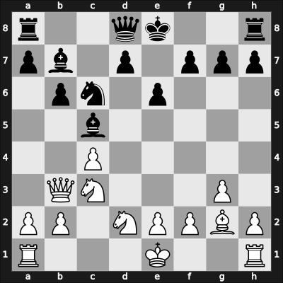 1962 GDR Ch Gera GER – Round 8 – Baumbach, Friedrich, Dr. – 1-0 – Fuchs, Reinhart – G13