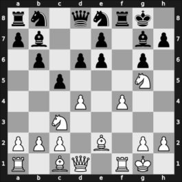 1962 Gera ch GDR – Round 8 – Moehring, Guenther – 1/2-1/2 – Boehnisch, Manfred – G17