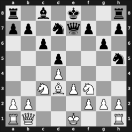 1962 Hastings II – Round 3 – Wood, Beau – 1-0 – Nicolai, Werner – G6