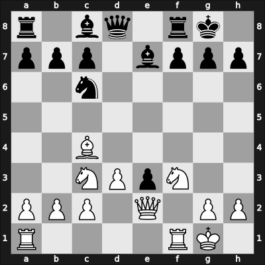 1962 Hastings II – Round 3 – Dahl Schutt, Frederik – 1/2-1/2 – Brinck-Claussen, Bjorn – G7
