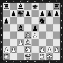 1962 Hastings II – Round 5 – Dahl Schutt, Frederik – 0-1 – Hamann, Svend – G13