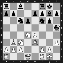 1962 Hastings II – Round 5 – Hindle, Owen M – 1-0 – Brinck-Claussen, Bjorn – G14