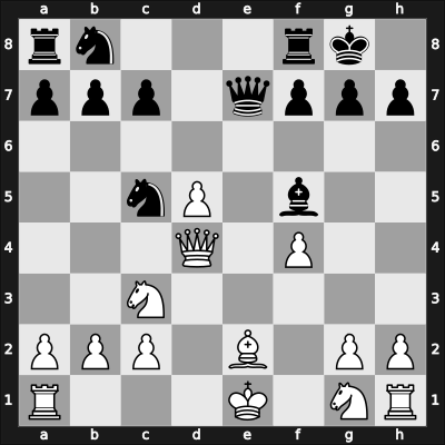 1962 Hastings II – Round 5 – Milner Barry, Philip – 1-0 – Nicolai, Werner – G15