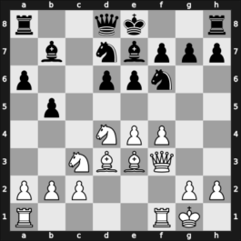 1962 Hastings6263 – Round 3 – Smyslov, Vladimir – 1/2-1/2 – Le Duc Tan – G12