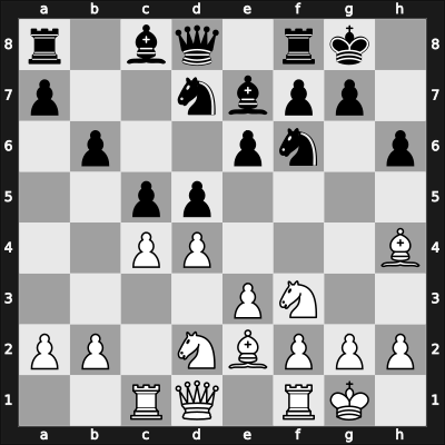 1962 Hoogovens – Round 1 – Trifunovic, Petar – 1-0 – Van Scheltinga, Theo – G13