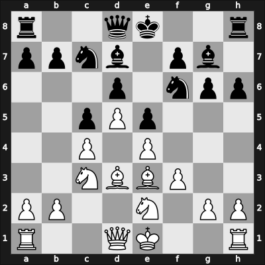 1962 Hoogovens – Round 2 – Aaron, Manuel – 1/2-1/2 – Van Scheltinga, Theo – G16