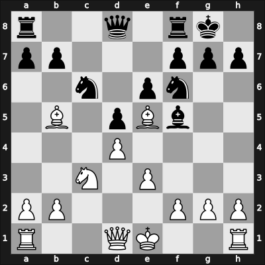 1962 Hoogovens – Round 7 – Kottnauer, Cenek – 1/2-1/2 – Trifunovic, Petar – G31