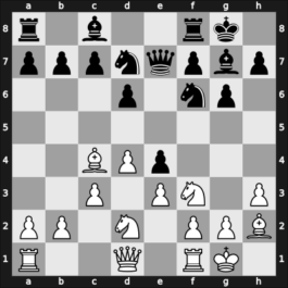 1962 Hoogovens – Round 9 – Bisguier, Arthur B – 1-0 – Langeweg, Kick – G39