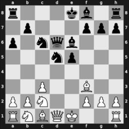 1962 IBM – Round 11 – Heidenfeld, Wolfgang – 1/2-1/2 – Kieninger, Georg – G54