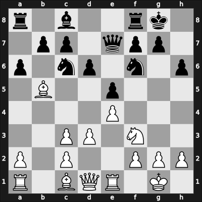 1962 Kiev (Ukraine) – Round 8 – Zurakhov, Vladlen Y – 1/2-1/2 – Kots, Yuri I – G15