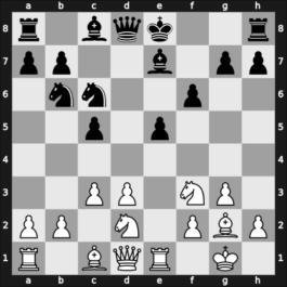 1962 Kislovodsk – Round ? – Krogius, Nikolai V – 1/2-1/2 – Vladimirov, Boris T – G15