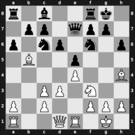 1962 Lasker Memorial – Round 13 – Minev, Nikolay N – 1/2-1/2 – Udovcic, Mijo – G24