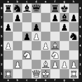 1962 Leningrad – Round 1 – Vladimirov, Boris T – 1/2-1/2 – Bannik, Anatolij – G7