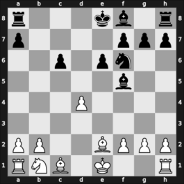 1962 Leningrad – Round 1 – Naftalin, Solomon – 0-1 – Veresov, Gavriil – G16