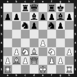 1962 Leningrad-Moscow m – Round ? – Chistiakov, Alexander – 1/2-1/2 – Kondratiev, Pavel E – G5